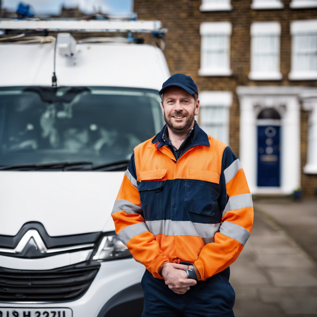 Man Standing Next To Van